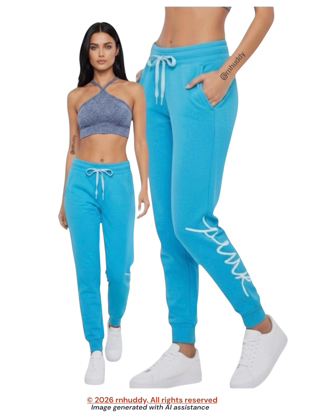 VS Pink XS blue everyday comfy skinny jogger